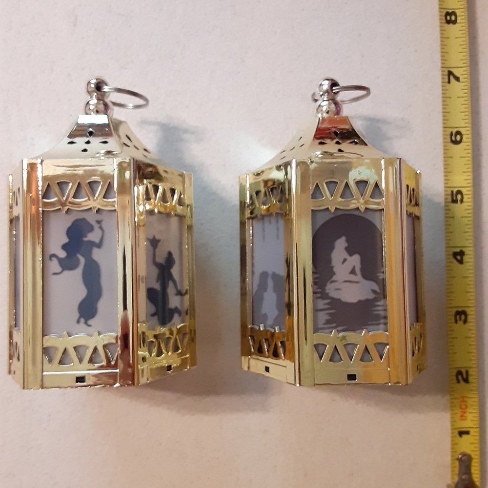 Disney Princess Movies Mini Lanterns Batt. op. lights